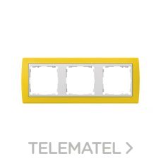 SIMON - MARCO 3 ELEM.AMARILLO/ZOCALO BL.S.82