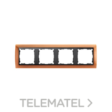 SIMON - MARCO 4 ELEM.COBRE VIEJO/ZOCALO GF.S.82