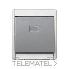 SIMON - MARCO C/TECLA SIMPLE S.44 AQUA GRIS