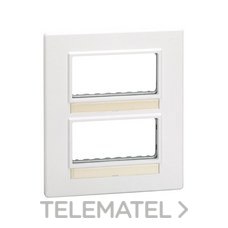 SIMON - PLACA CENTRALIZ.2 FILAS S.27 BL.NIEVE