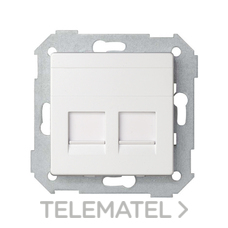 SIMON - ADAPT.2 CONECT.RJ-AMP S.82 BL.NIEVE