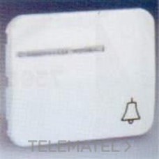 SIMON - TECLA C/LUMIN.P/PULS.CAMPANA S.75 NEGRO