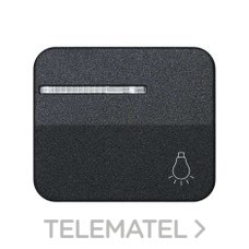 SIMON - TECLA C/LUMIN.P/PULS.LUZ S.75 GRAFITO