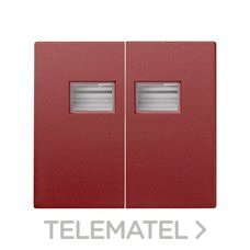 SIMON - TECLA DOBLE S.44 AQUA ROJO