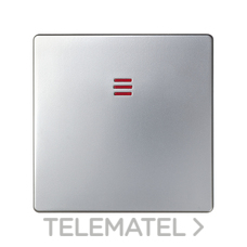 SIMON - TECLA INT.Y CONM.C/LUMIN.S.82 ALUMINIO