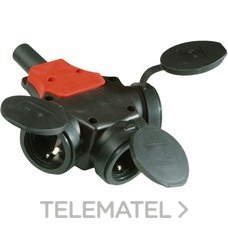 SOLERA - BASE MÚLT. 3 TOMAS CAUCHO SCHUKO C/OBT