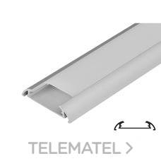 ULTRALUX - PERFIL ALUM. SUPERFICIE ANCHO 39mm 2mts.
