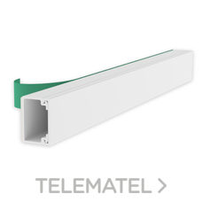 UNEX - MOLDURA ADHES. 20x30 BL. RAL9010