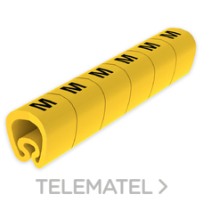 UNEX - SENALIZ.PVC PLAST.2-5mm -M- AMARILLO