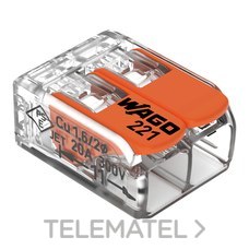 DICOMAT - BORNA CONEXIÓN 2 CONDUCTORES TRANSPA.