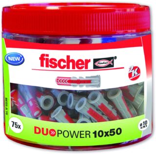 FISCHER - TACO DUOPOWER 10x50 (ROUND BOX 75 ud)