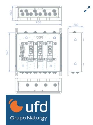 PINAZO - CAJA GENERAL PROTEC. PNZ-CGP(BUC)-TS/400MI
