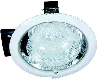 IRELUZ - DOWNLIGHT 2X26W ZAMAK BLANCO S/LAMP