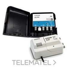 ALCAD - KIT AMPLIFICADOR UHF-FM/BIII-SAT ALIMEN.