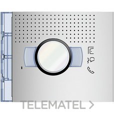 BTICINO - PLACA FRONTAL AUDIO/VÍDEO ALLMETAL