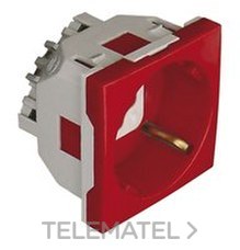 EFAPEL - BASE SCHUKO 2 MOD Q-45 ROJO