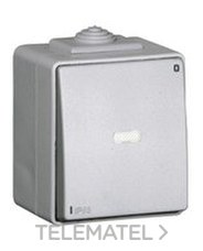 EFAPEL - INTERRUPTOR BIP. C/SEÑAL. ESTANCA 48 GRIS