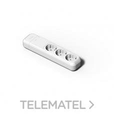 FAMATEL - BASE 3 SCHUKO BLANCO