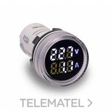 FERNANDO CARRASCO - PILOTO VOLT.AMP.DIG.Ï 22,5mm 48-500Vca BL