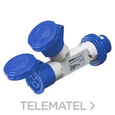 GEWISS - MULTIPLICADOR MOVIL 2s 16A 3P+T 220V IP67