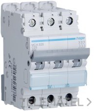 HAGER - MAGNETOT. 3P 25A C 6kA
