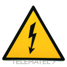 IDE - ETIQUETA ALTA TENSIÓN ADHESIVA 105x105