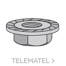 INTERFLEX - TUERCA ARANDELA M10 GALVANIZADO CALIENTE