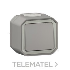 LEGRAND - PULSADOR PLEXO 10A GRIS