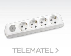 PANASONIC VIKO - REGLETA 4 SCHUKO+PULS. SIN CABLE