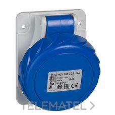 SCHNEIDER ELECTRIC - BASE EMPOTRAR 16A 2P+T IP67 CONEX.RÁPIDA