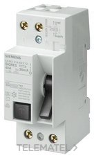 SIEMENS - INT.DIF.70 2P 40A 30mA AMB.AGRESIVO - Imagen 2
