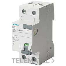 SIEMENS - DIFERENCIAL CLASE AC 2P 25A 30mA