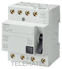 SIEMENS - INT.DIF.70 CLASE A M.4 4P.63A 30mA - Imagen 2