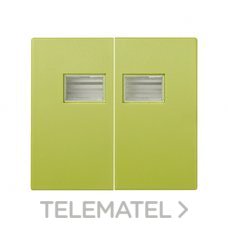 SIMON - TECLA DOBLE S.44 AQUA VERDE PISTACHO