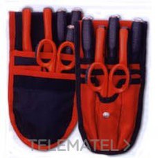 SOFAMEL - JUEGO HERRAMIENTA EURO MARIO (ROJO)