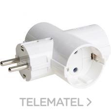 SOLERA - ADAPTADOR 3 TOMAS BIPOLAR TTL.16A 250V