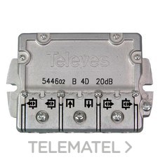 TELEVES - DERIVADOR ICT B 4 DIRECCIONES 20dB