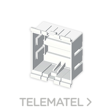 UNEX - CAJA 1 MECANISMO PVC BLANCO