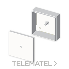 UNEX - CAJA DERIVACION ABS MOLDURA 78 BL.NIEVE