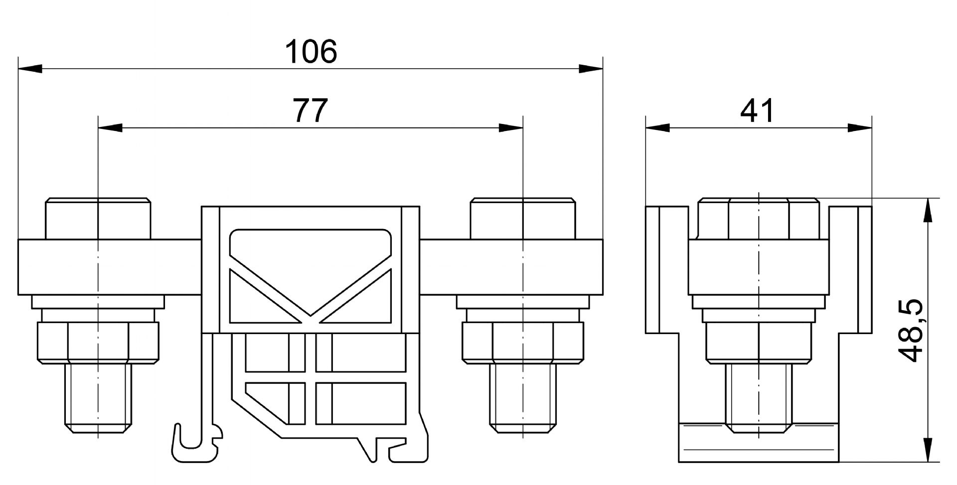 TEKOX - BORNE POTENCIA 240mm2 - Imagen 2