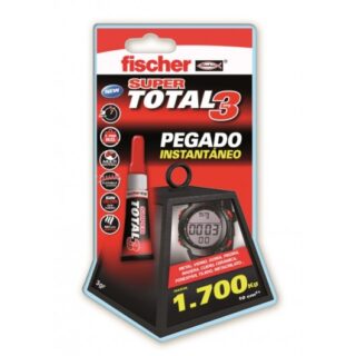 FISCHER - ADHESIVO SUPERTOTAL 3 3gr (BLISTER)