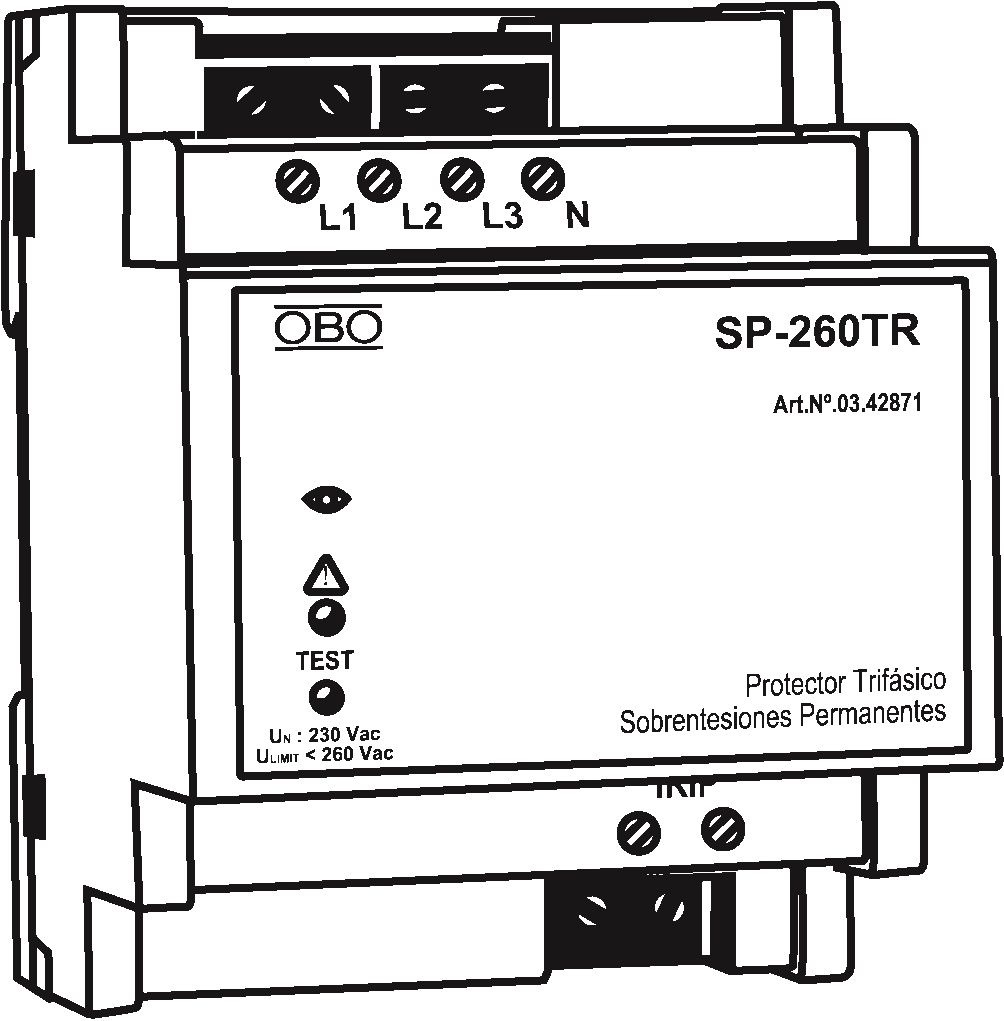 OBO-BETTERMANN - PROTECTOR SOBRETENSION PERM.SP-260TR