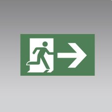 NORMALUX - PICTOGRAMA SIMBOLO "SALIDA HOMBRE DCHA"