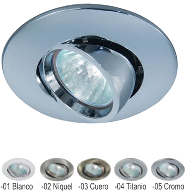 CONALUX - ARO BASCULANTE CIRC. d.102mm BLANCO