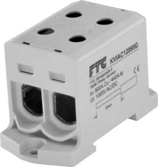 FTG - BORNA FTG 2ENTRADAS 95mm2 GRIS (EMB=30UDS)