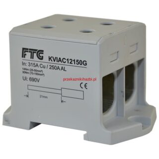 FTG - BORNA FTG 2ENTRADAS 150mm2 GRIS (EMB=10UDS)