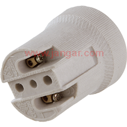 JANGAR - PORTALAMP.PORCELANA E-27 SUJ.TORNILLO