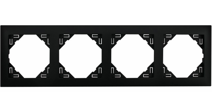 EFAPEL - MARCO 4 ELEM. AQUARELLA NEGRO - Imagen 2