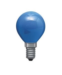 OSRAM - LAMPARA ESFERICA 25W E14 AZUL