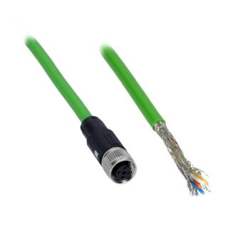 ELECTROMATIC - CABLE AWG22 4x0,34 HEMBRA M12